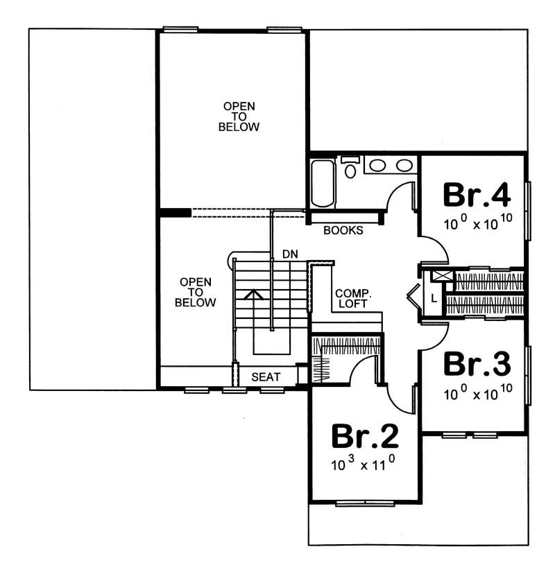 Upper Level Floor Plan