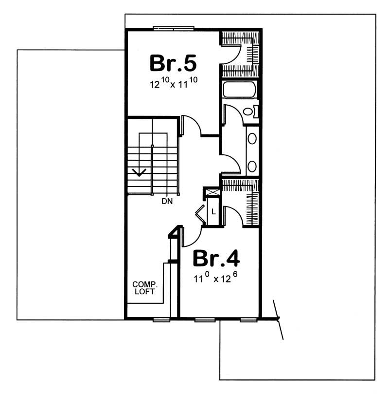 Upper Level Floor Plan