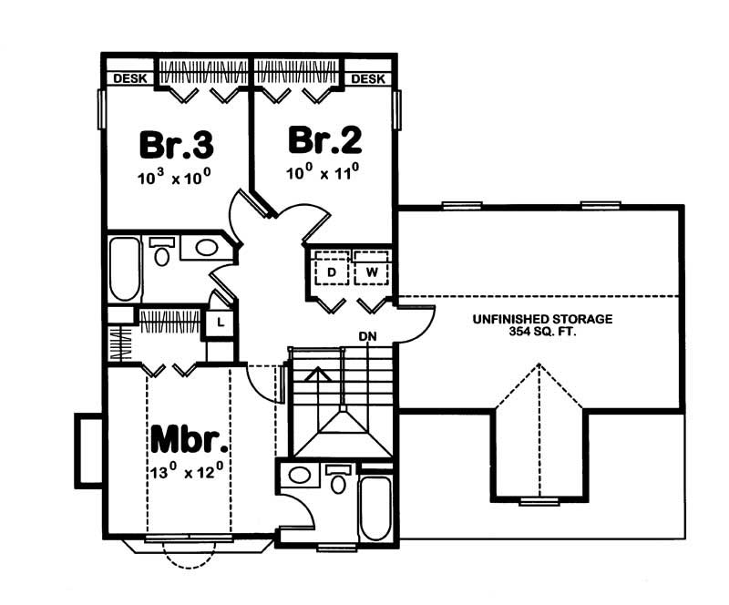 Upper Level Floor Plan