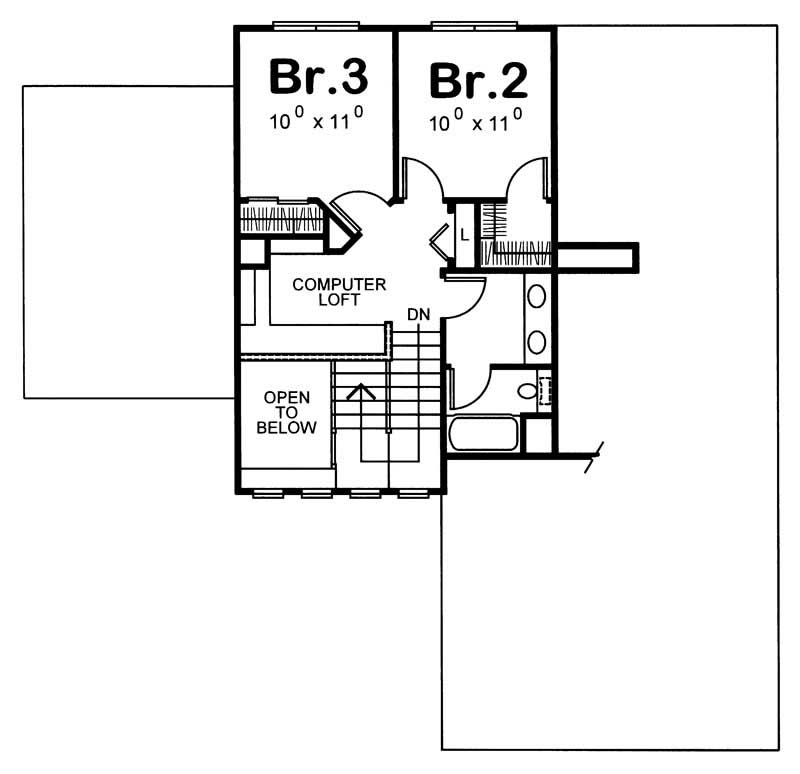 Upper Level Floor Plan