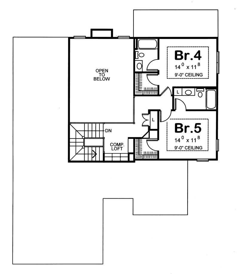 Upper Level Floor Plan