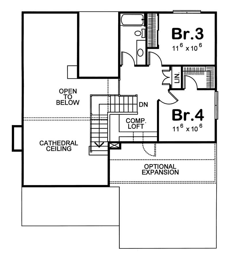 Upper Level Floor Plan
