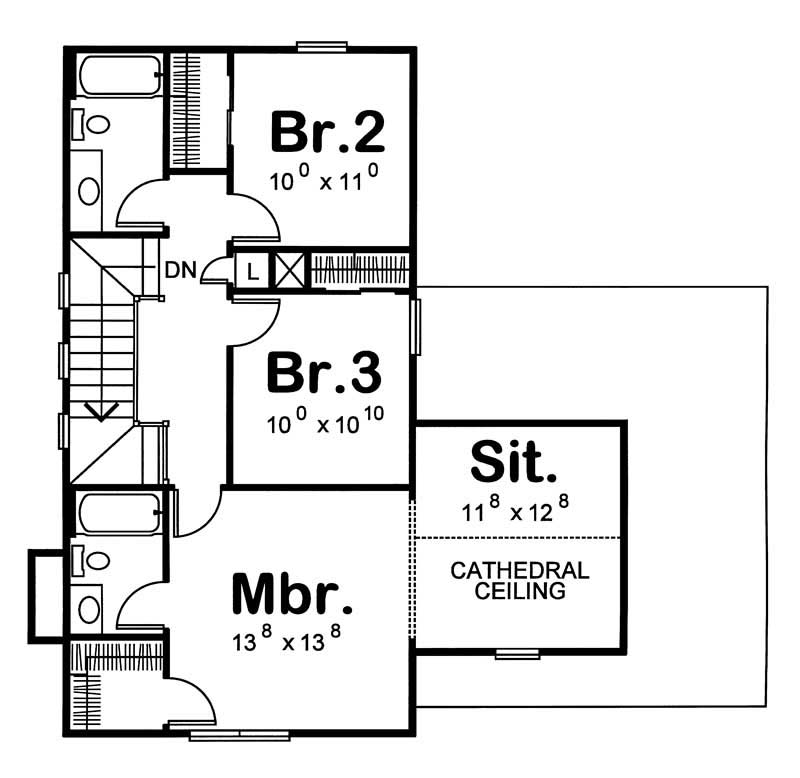 Upper Level Floor Plan