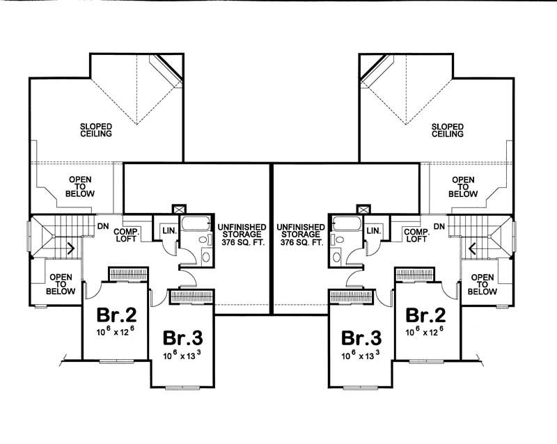 Upper Level Floor Plan