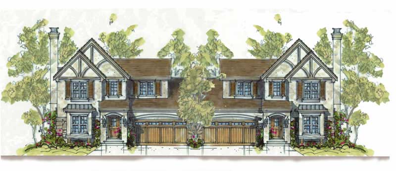 3-Bedroom, 1715 Sq Ft European House Plan - 120-1602 - Front Exterior