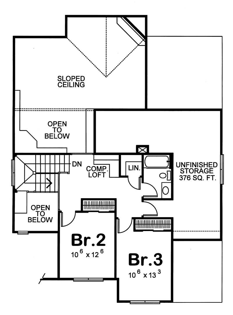 Upper Level Floor Plan