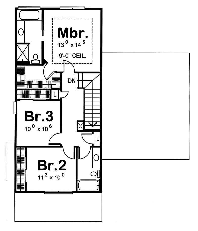 Upper Level Floor Plan
