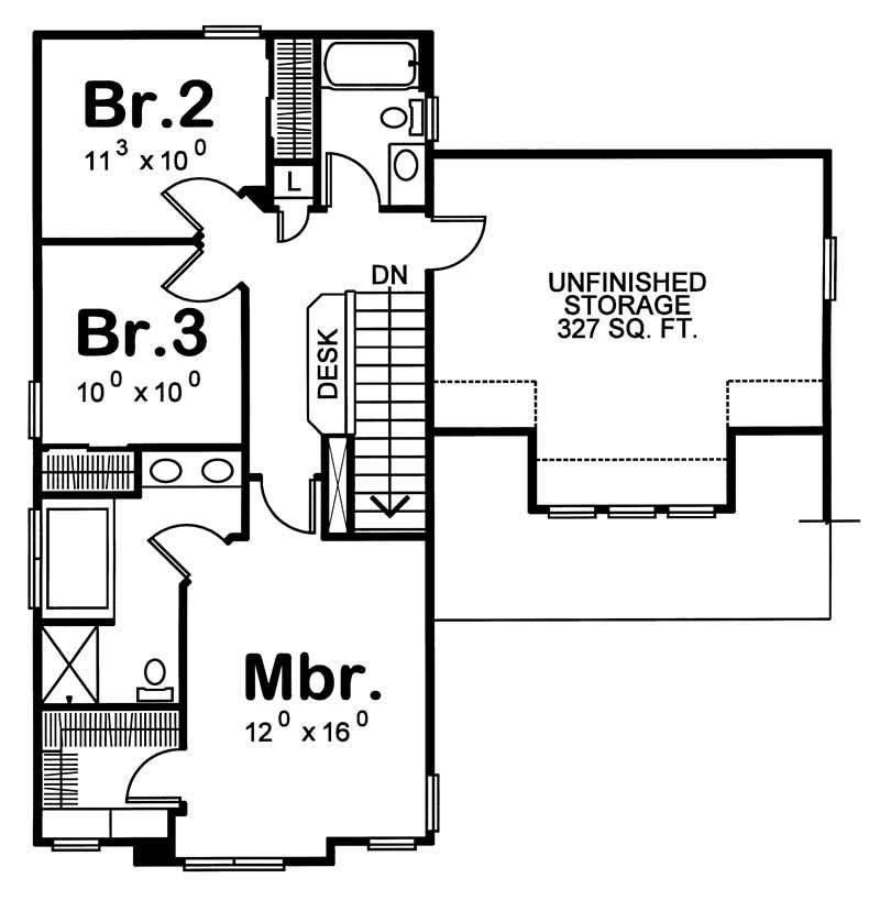 Upper Level Floor Plan