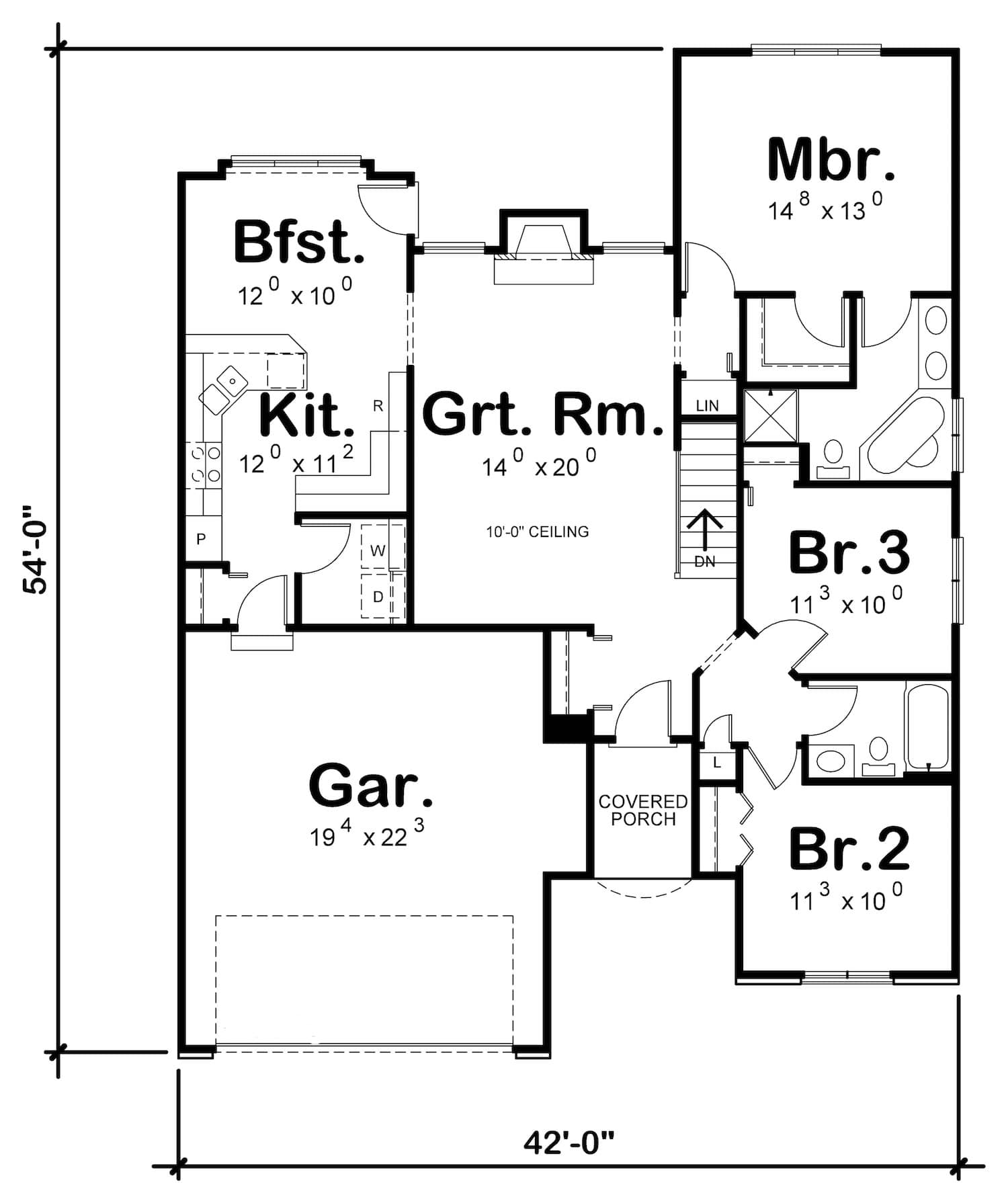 Floor Plan Main Level
