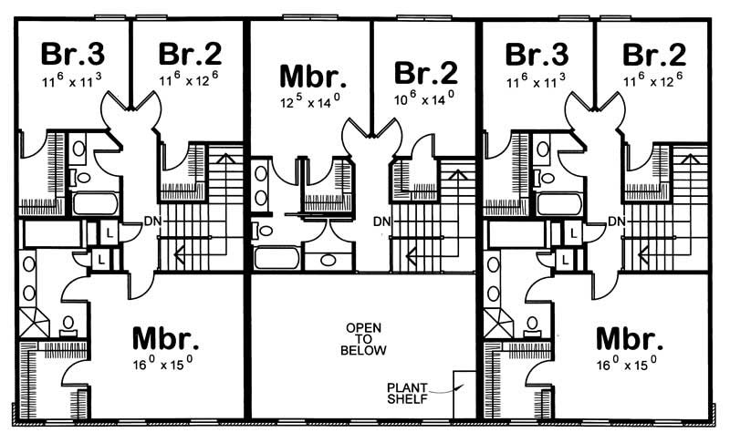 Upper Level Floor Plan