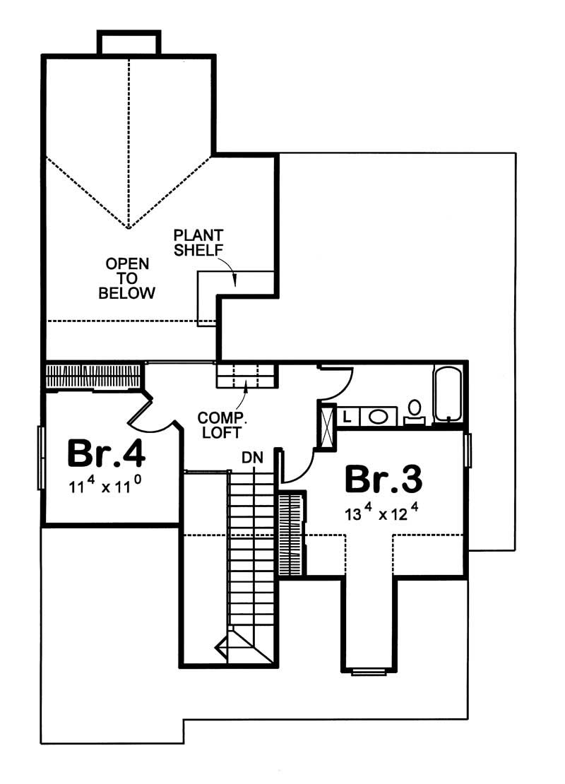 Upper Level Floor Plan