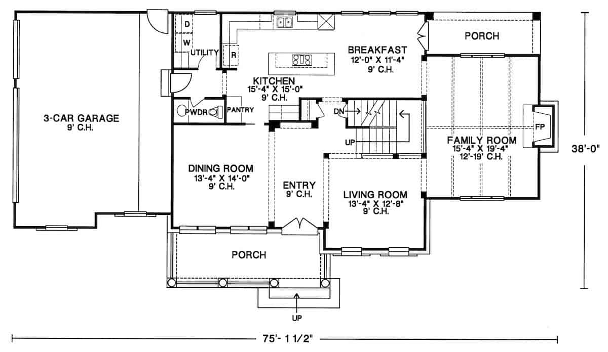 Floor Plan Main Level