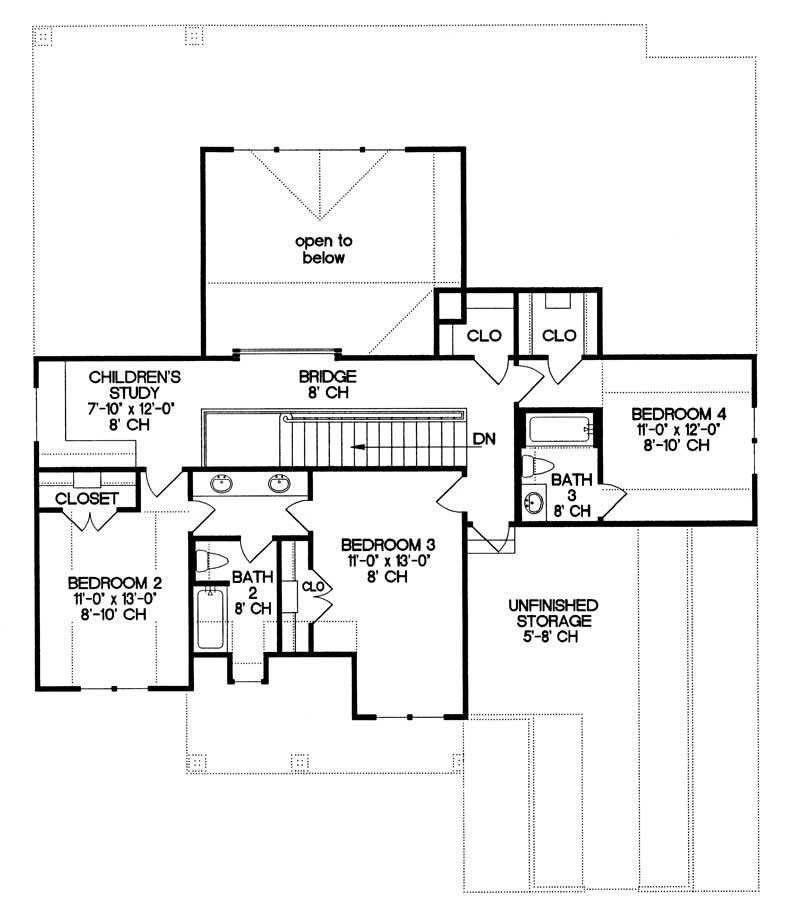 Upper Level Floor Plan