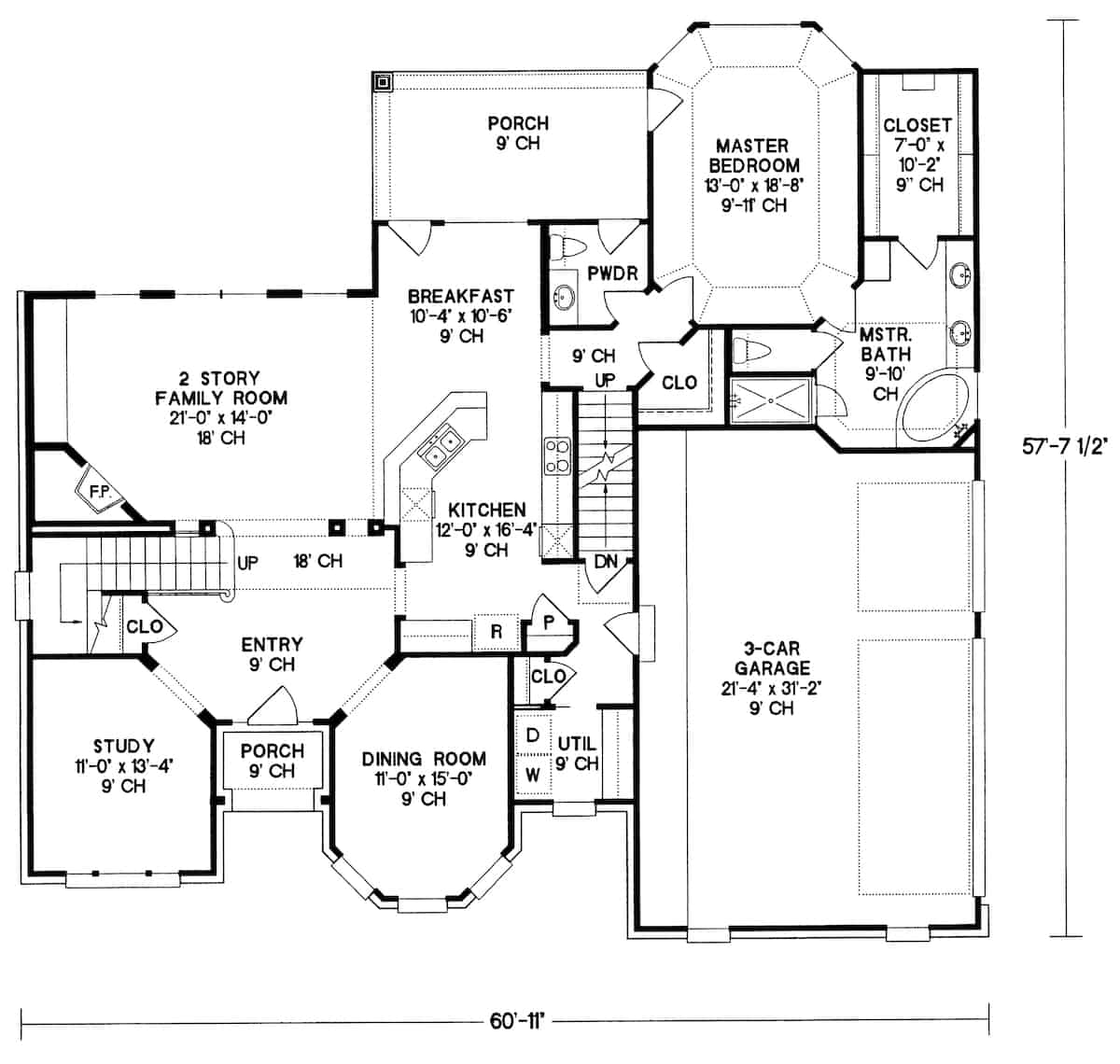 Floor Plan Main Level