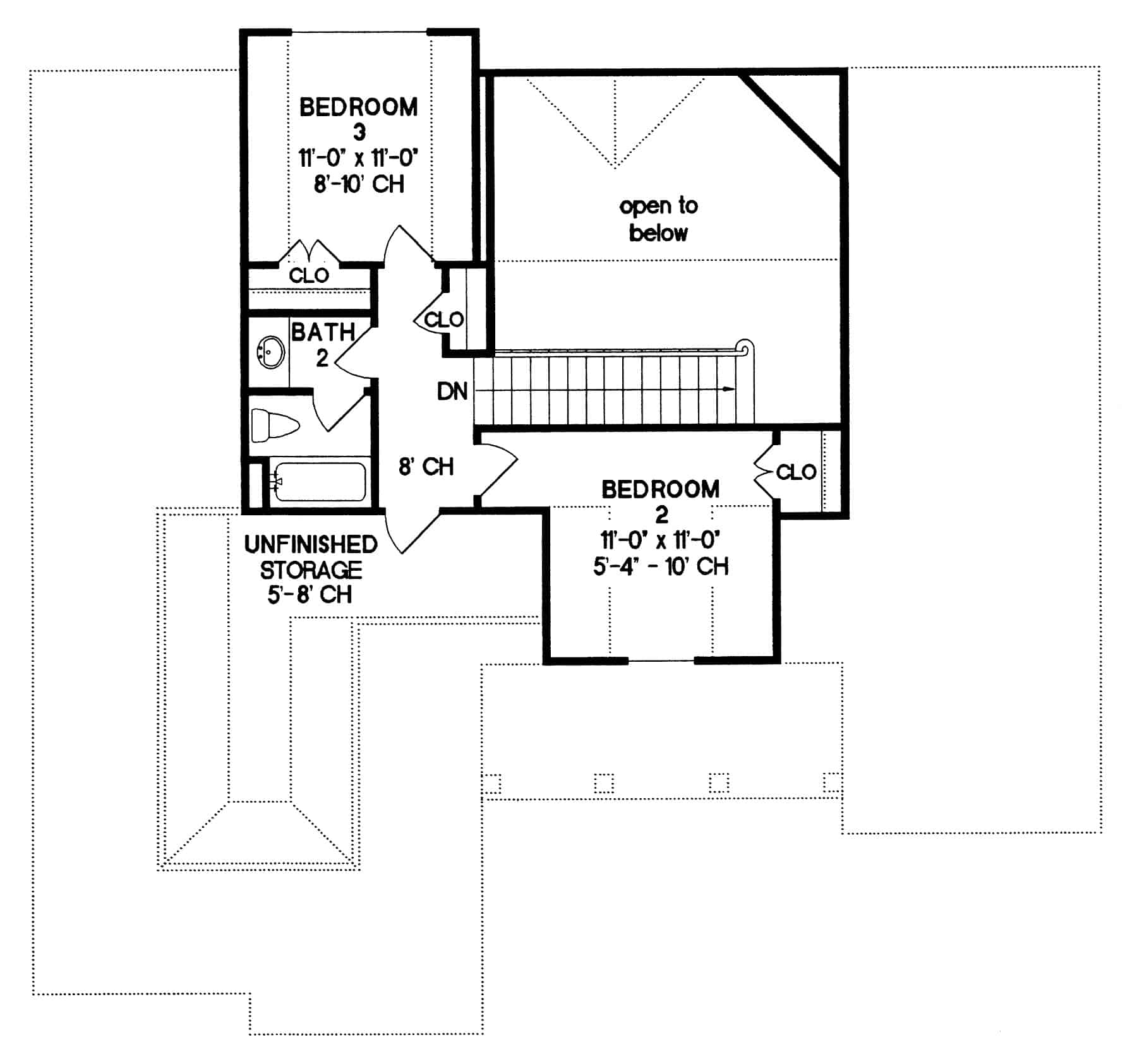 Upper Level Floor Plan