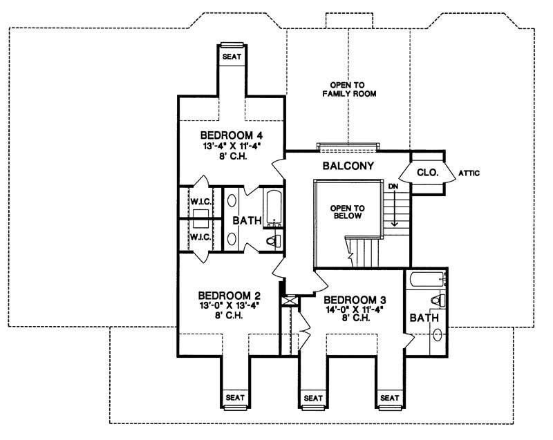 Upper Level Floor Plan