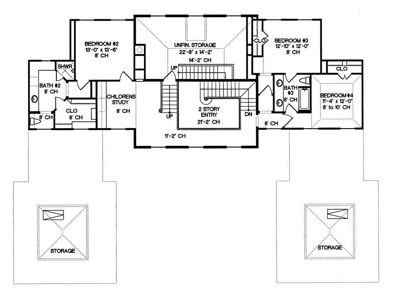 Upper Level Floor Plan