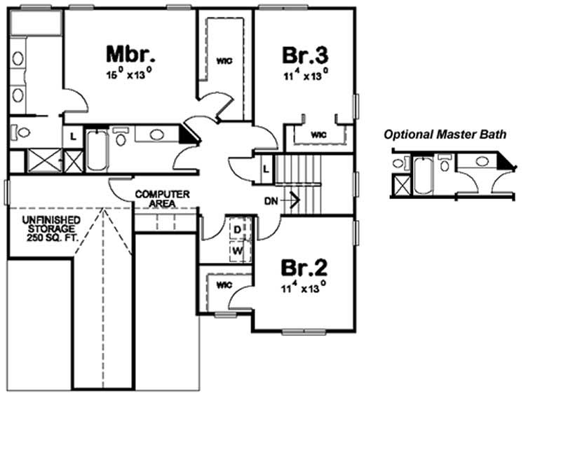 SECOND FLOOR PLAN