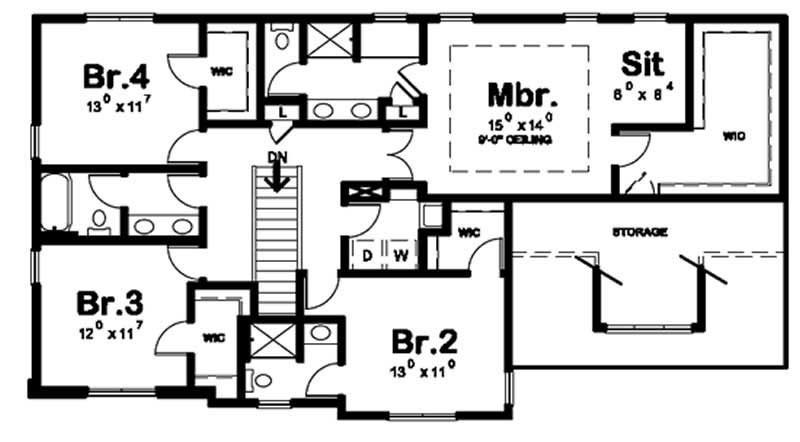 SECOND FLOOR PLAN