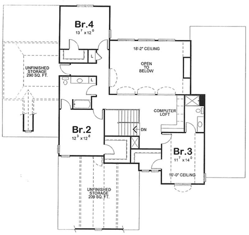 SECOND FLOOR PLAN