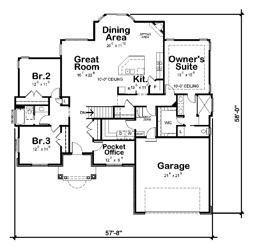 Floor Plan Main Level