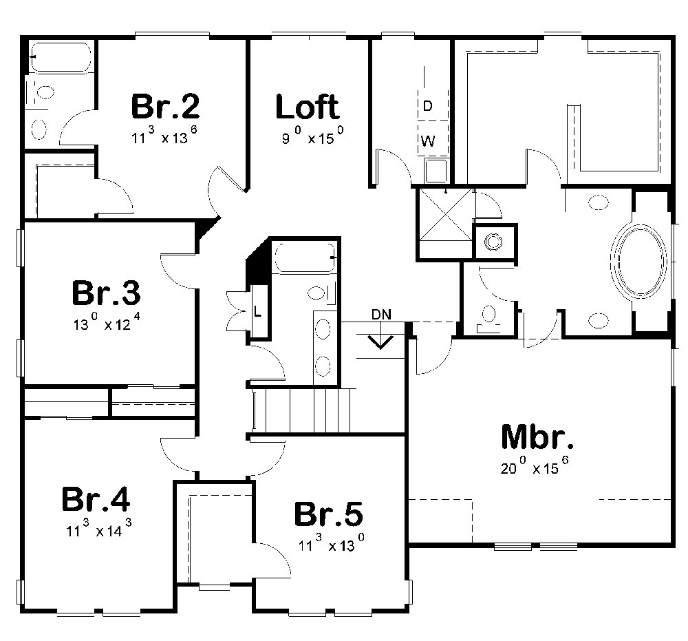 Floor Plan Upper Level