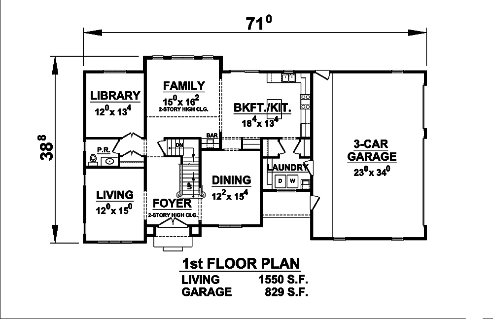 Floor Plan Main Level