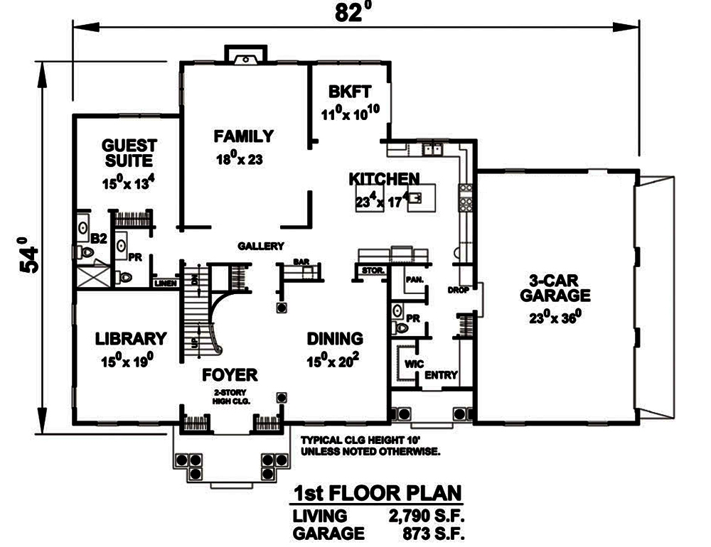Floor Plan Main Level