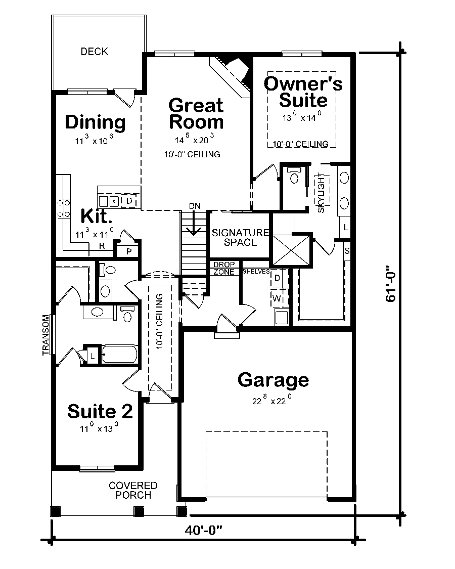 Floor Plan Main Level