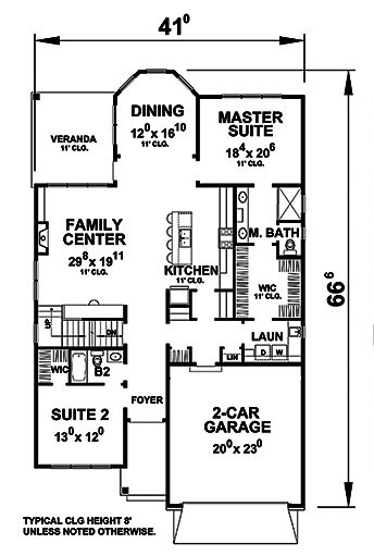 Floor Plan Main Level