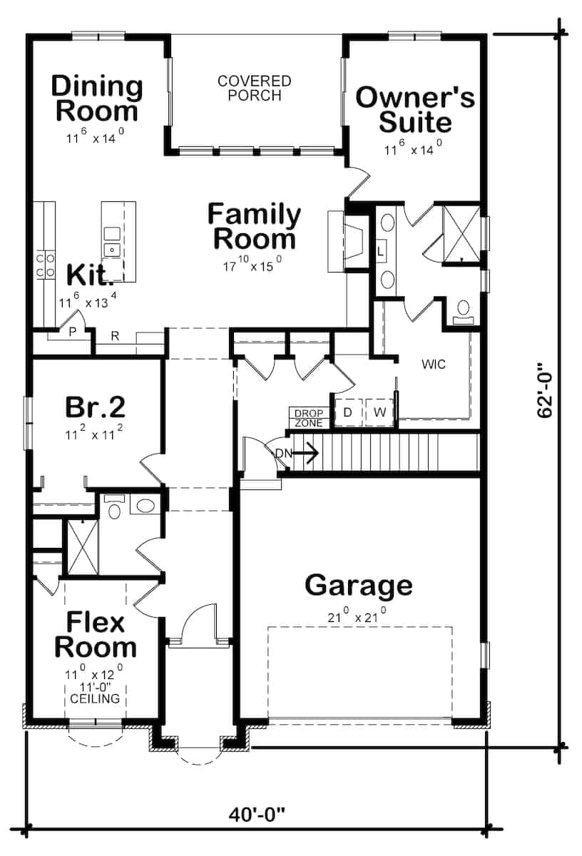 Floor Plan Main Level