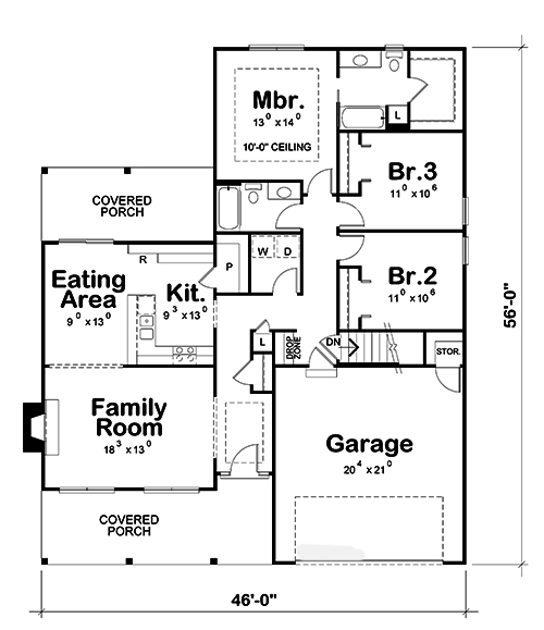 Floor Plan Main Level