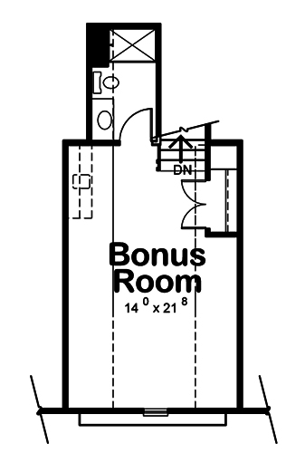 Floor Plan Bonus Room