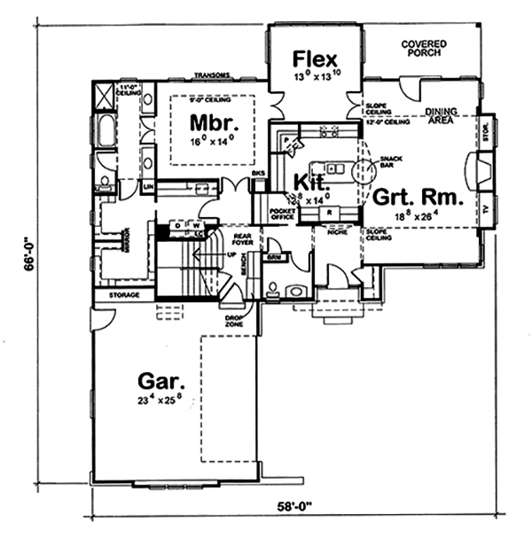 Floor Plan Main Level