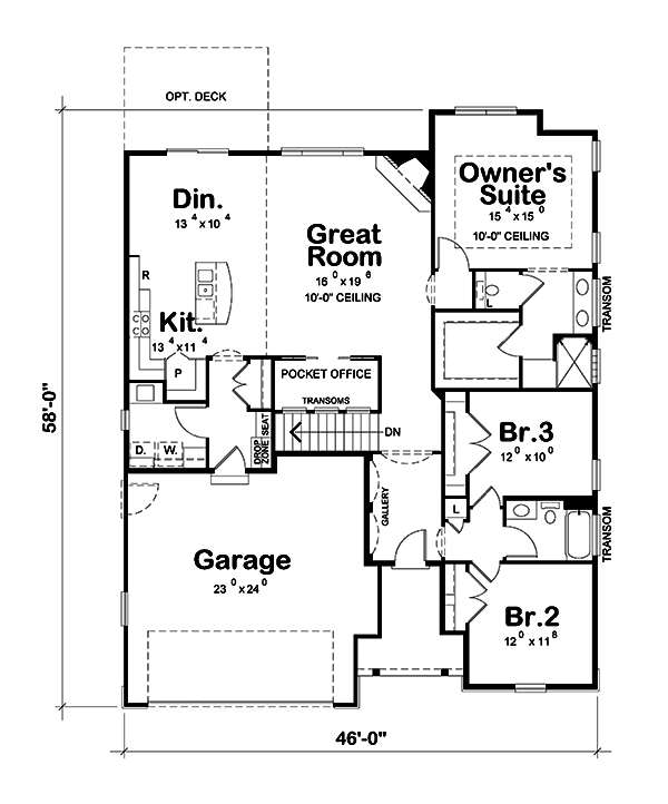 Floor Plan Main Level