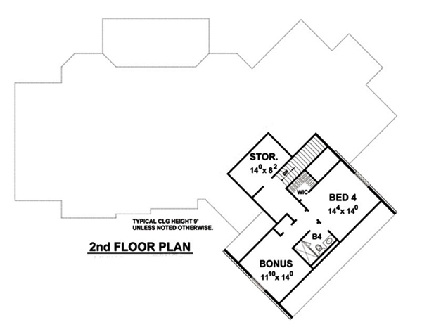 Floor Plan Upper Level