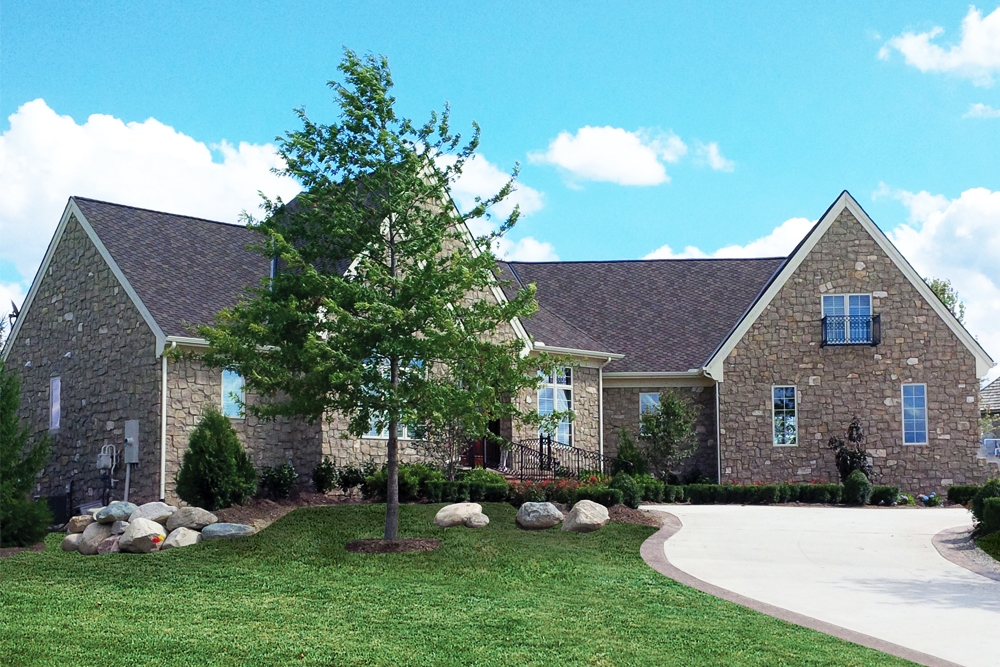 4-Bedroom, 3942 Sq Ft French House Plan - 120-2533 - Front Exterior