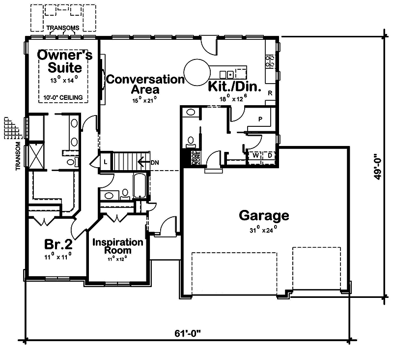 Floor Plan Main Level