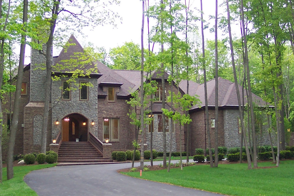 4-Bedroom, 4683 Sq Ft European Home Plan - 120-2558 - Main Exterior