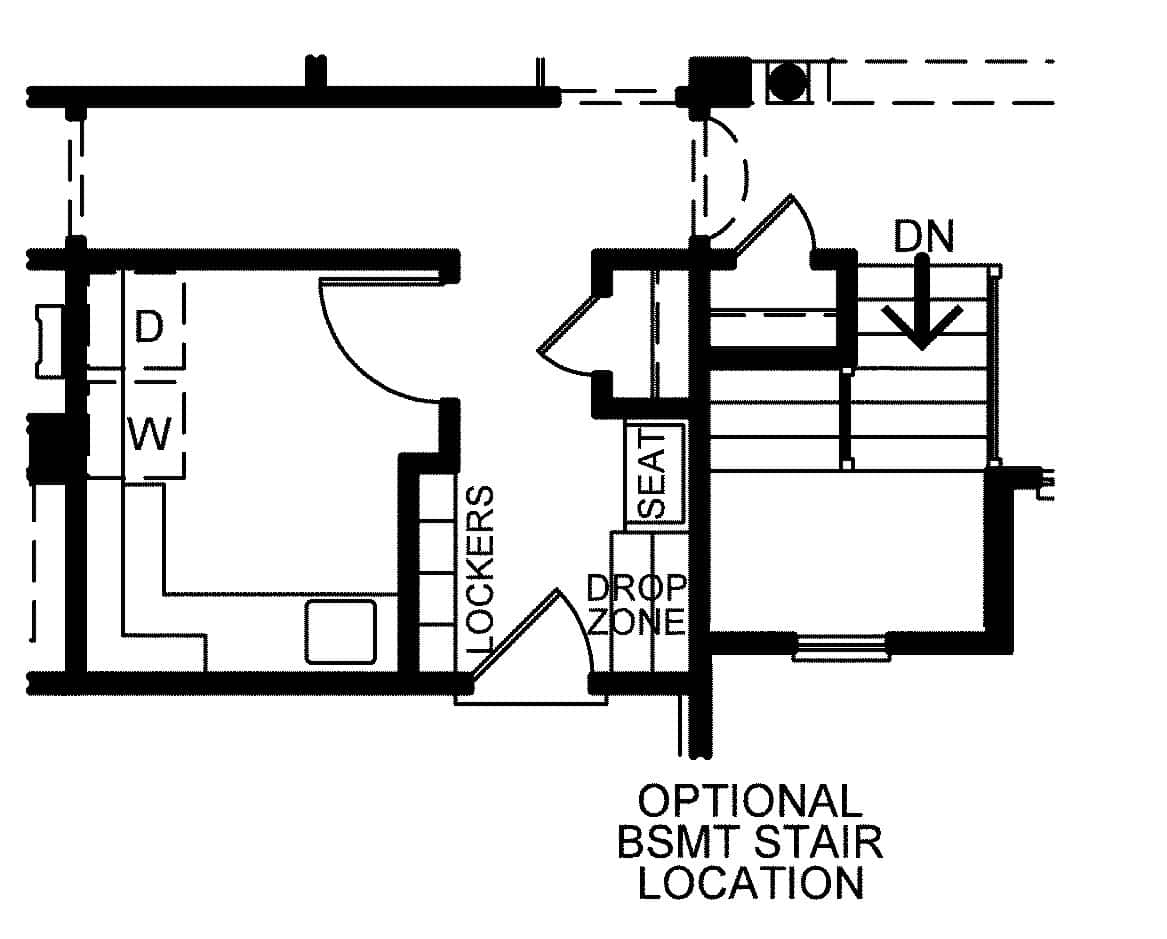 Basement Option Stair Location