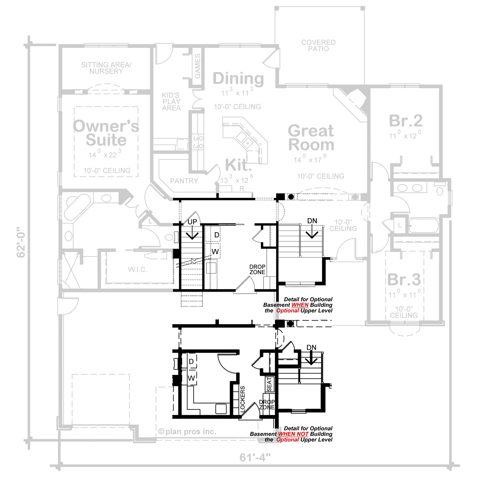 Basement Option Stair Location