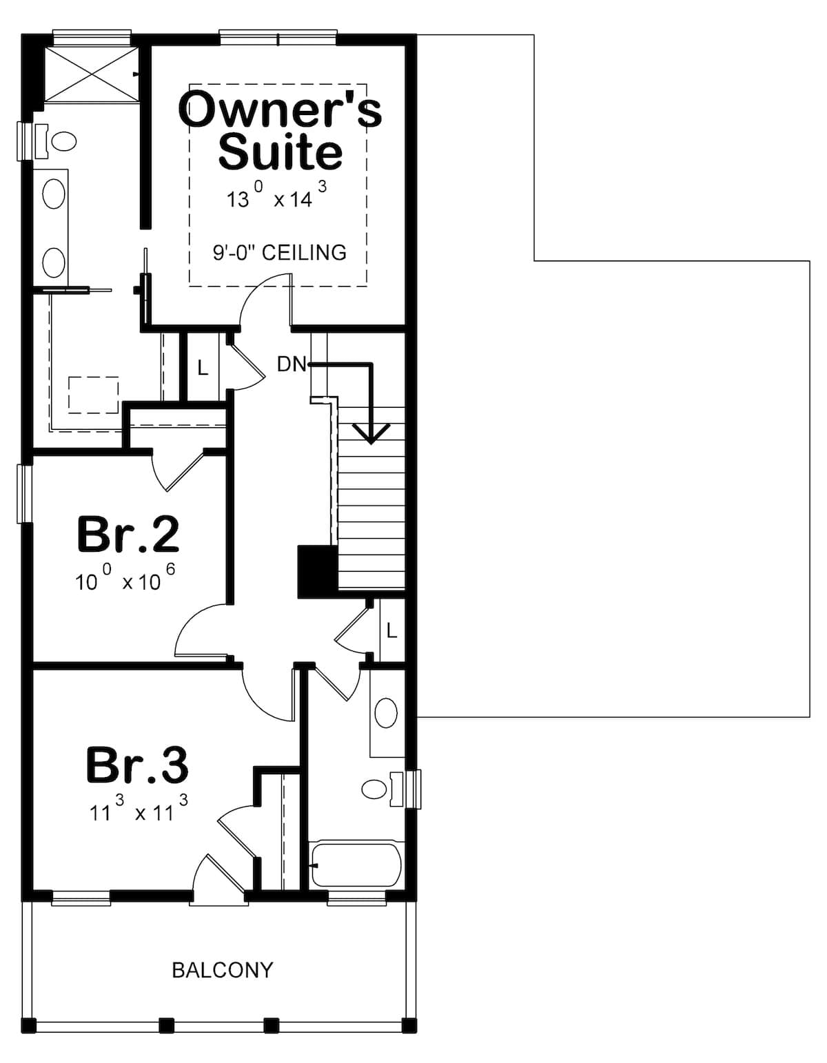 Floor Plan Upper Level