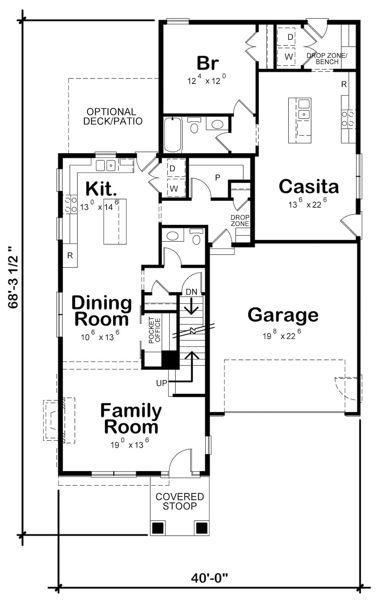 Floor Plan Main Level