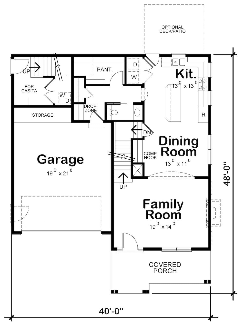 Floor Plan Main Level