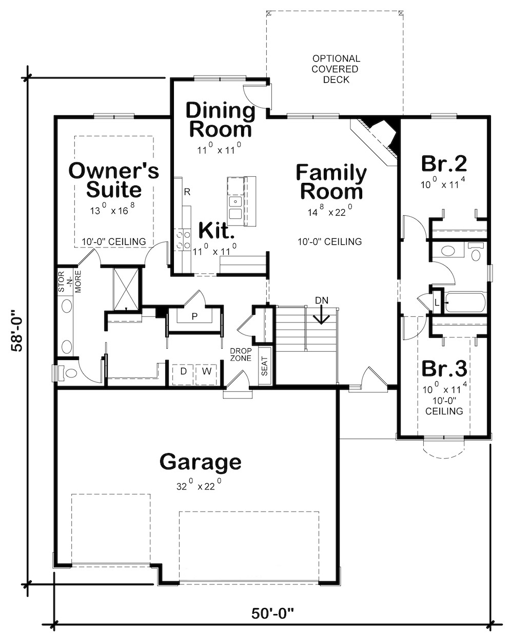 Floor Plan Main Level