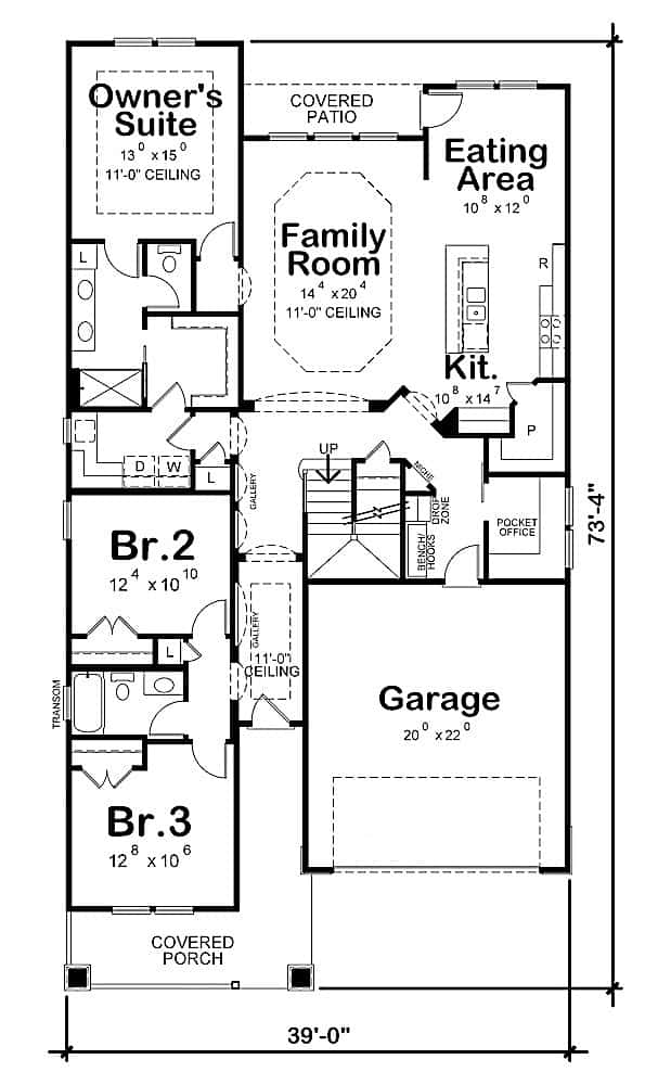 Floor Plan Main Level