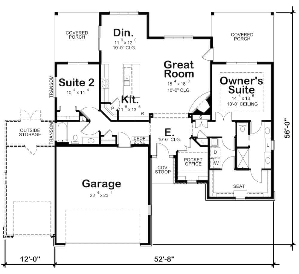 Floor Plan Main Level