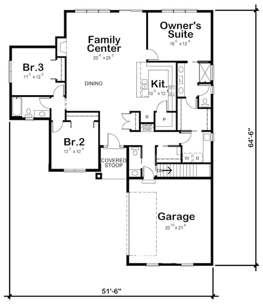 Floor Plan Main Level