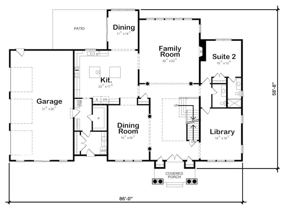 Floor Plan Main Level