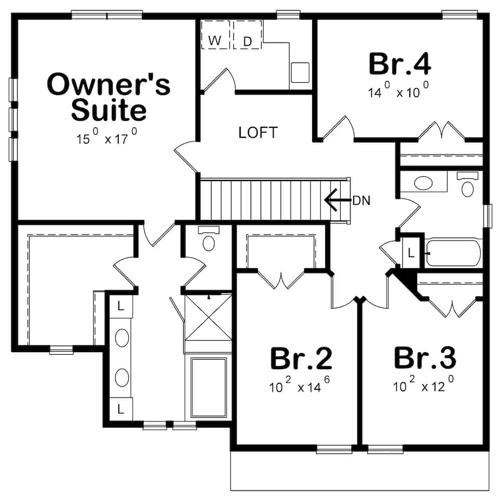 Floor Plan Upper Level